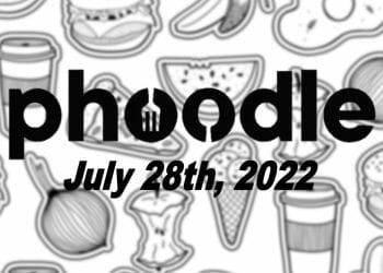 Daily Phoodle - 28th July 2022