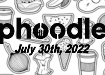 Daily Phoodle - 30th July 2022