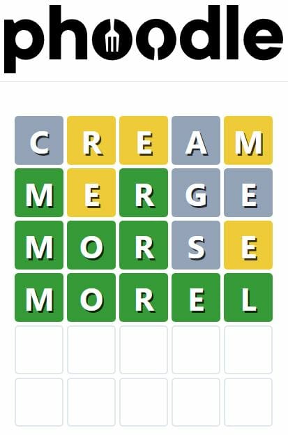 Daily Phoodle Answer - 22nd July 2022