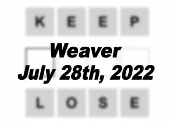 Daily Weaver - 28th July 2022