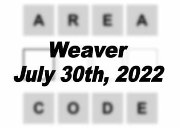 Daily Weaver - 30th July 2022