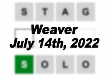 Daily Weaver Answers - 14th July 2022