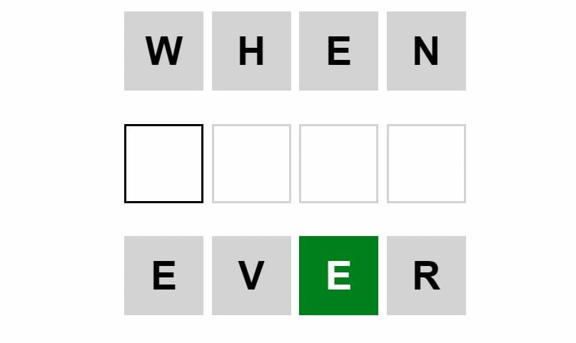 Daily Weaver Puzzle - 22nd July 2022