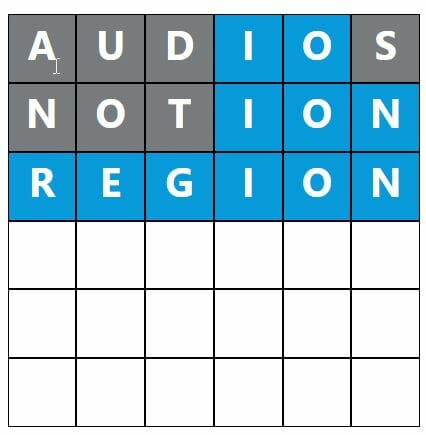 Daily Word Hurdle #352 Afternoon Answer - 13th July 2022