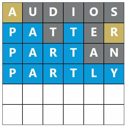 Daily Word Hurdle #386 Afternoon Answer - 30th July 2022