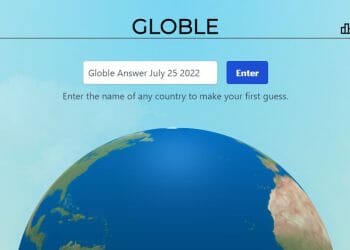 Globle Answer 25 July 2022 Solution Hints