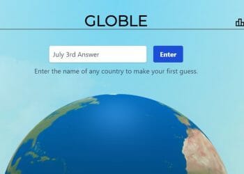Globle Answer Today July 3rd 2022 Solution