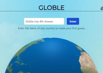 Globle Answer Today July 4th 2022 Solution