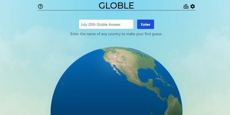 Globle July 20 2022 Answer Hints Today