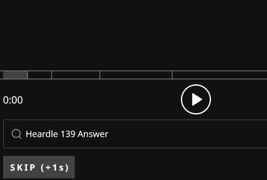 Heardle 139 Answer Today July 14 2022 Hints