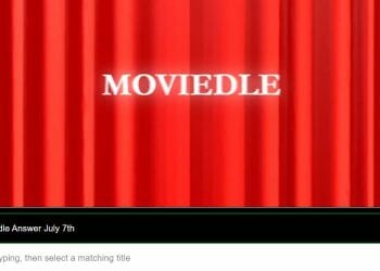 Moviedle Answer July 7 Movie Wordle Answer and Hints Today