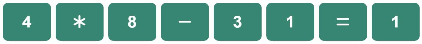Daily Bi-Nerdle Answer 2 - 11th August 2022
