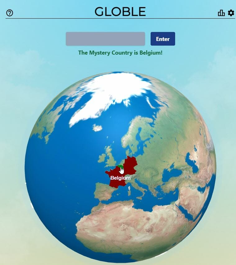Daily Globle Answer - 13th August 2022