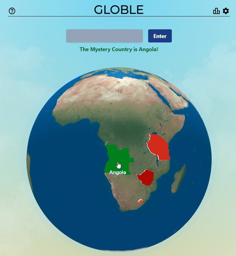 Daily Globle Answer - 30th August 2022
