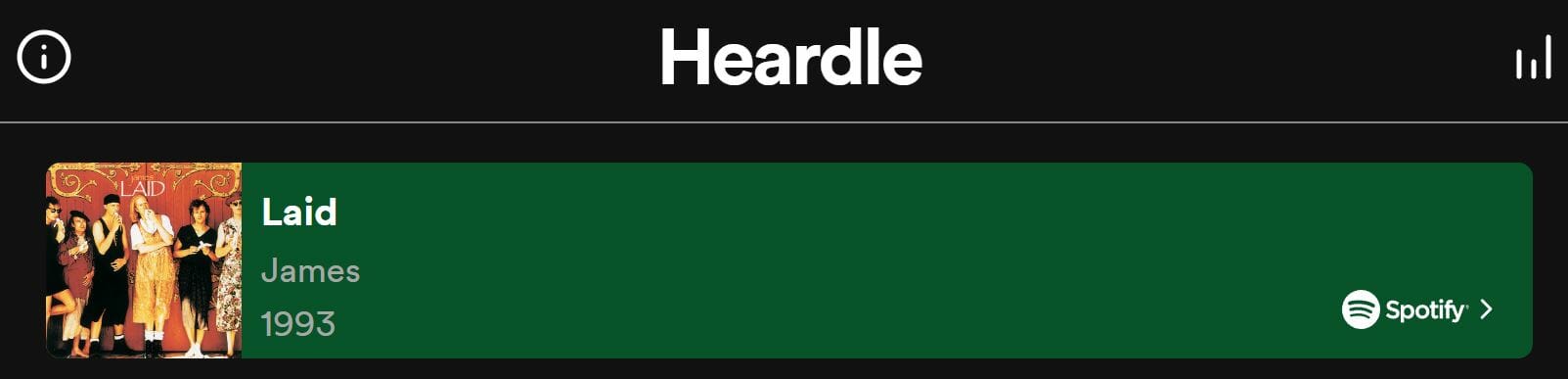 Daily Heardle Answer - 16th August 2022
