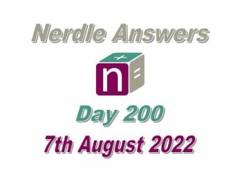 Daily Nerdle 200 - August 7th, 2022
