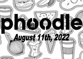 Daily Phoodle - 11th August 2022