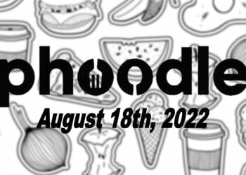 Daily Phoodle - 18th August 2022