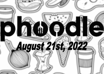 Daily Phoodle - 21st August 2022