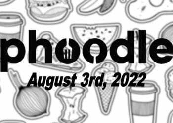 Daily Phoodle - 3rd August 2022