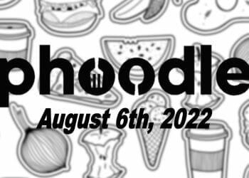 Daily Phoodle - 6th August 2022