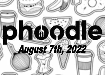 Daily Phoodle - 7th August 2022