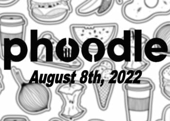 Daily Phoodle - 8th August 2022