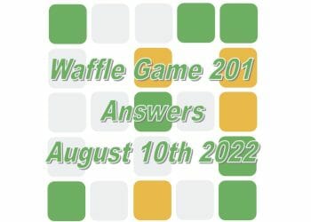 Daily Waffle - August 10th 2022