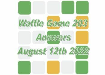 Daily Waffle - August 12th 2022