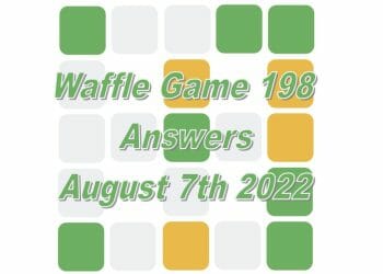 Daily Waffle - August 7th 2022