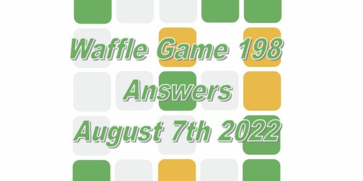 Daily Waffle - August 7th 2022