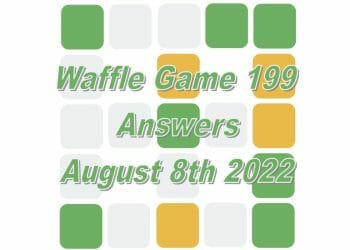 Daily Waffle - August 8th 2022
