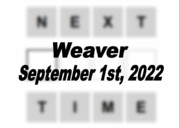 Daily Weaver - 1st September 2022