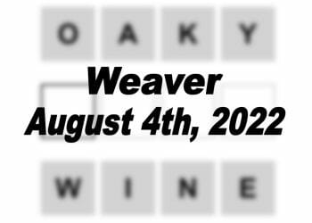 Daily Weaver - 4th August 2022
