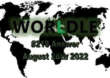 Daily Worldle - 28th August 2022