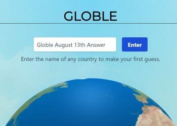Globle Answer August 13th 2022