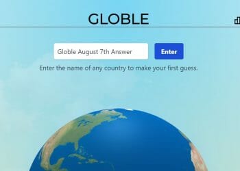 Globle Answer August 7th 2022