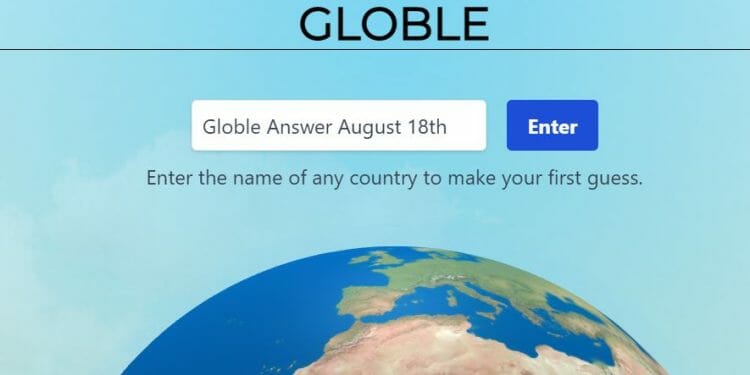 Globle August 18th Answer Today