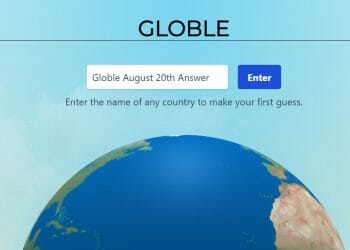 Globle August 20th Answer Today