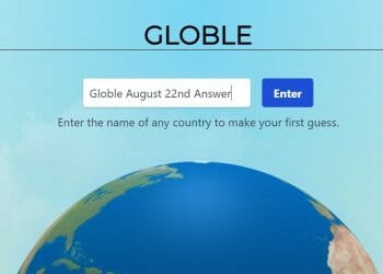 Globle August 22nd Answer Today