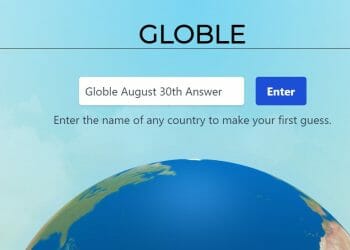 Globle August 30th Answer Today