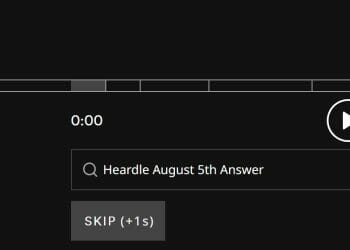 Heardle Answer August 5th 2022 Today