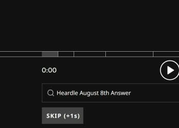 Heardle Answer August 8th 2022