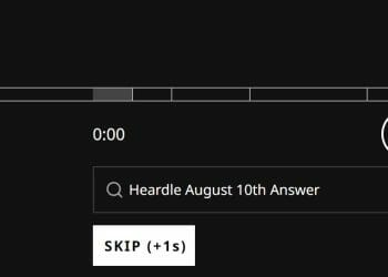 Heardle August 10th Answer Today Hints 167