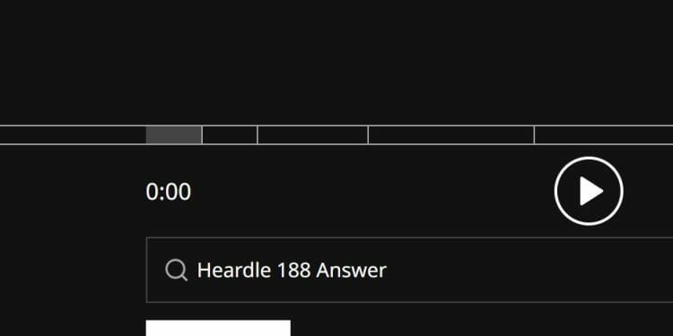 Heardle August 31 2022 Answer Today