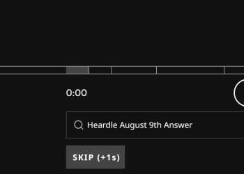 Heardle August 9 2022 Answer
