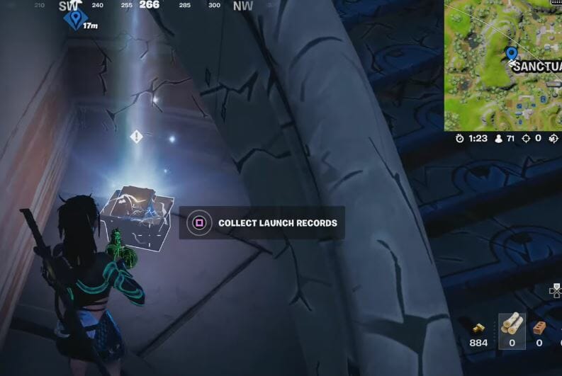 the foundations launch records locations Fortnite