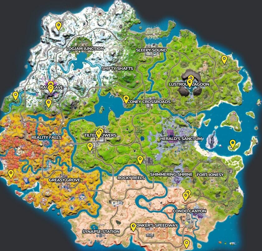 All Low and High Security Vault Locations in Fortnite