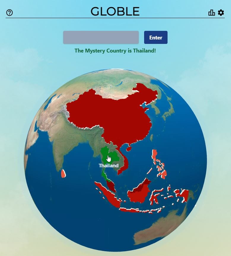 Daily Globle Answer - 24th September 2022