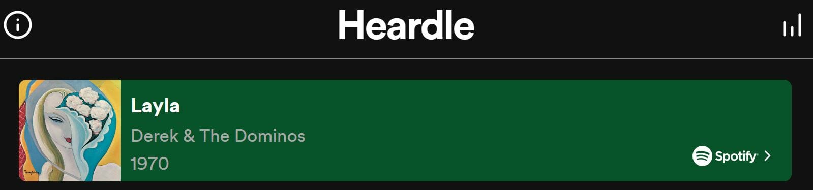 Daily Heardle Answer - 24th September 2022